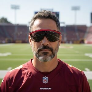 Washington Redskins NFL Sunglasses NOS Uvex Astrospec 3000 Gray Lens Adjustable